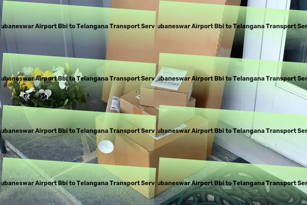 Bhubaneswar Airport Bbi to Telangana Transport Long-distance shipping services