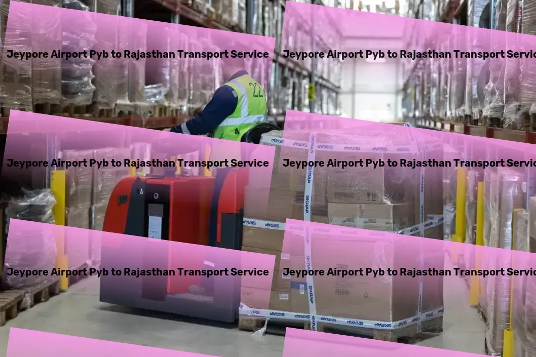 Jeypore Airport Pyb to Rajasthan Transport Make lasting health and fitness changes with our help! - Express parcel services