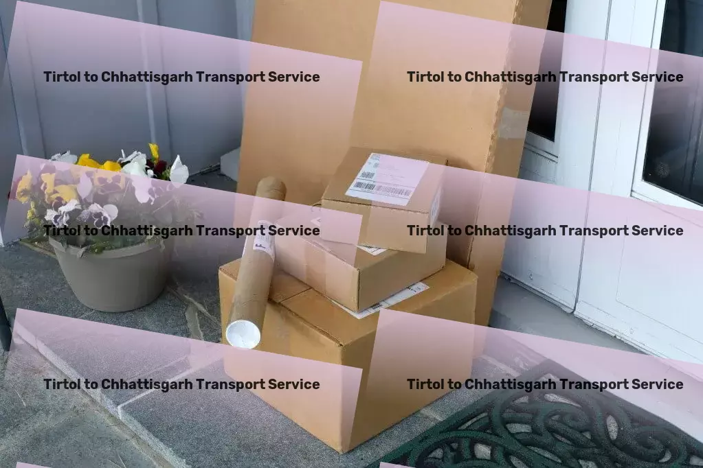 Tirtol to Chhattisgarh Transport Courier and delivery services