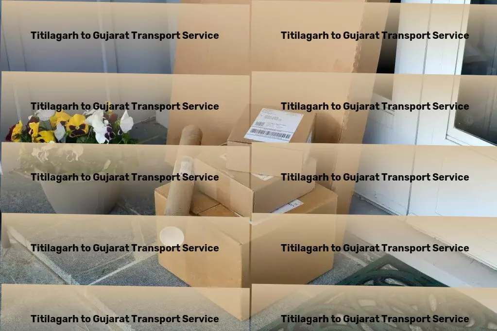 Titilagarh to Gujarat Transport Fast furniture moving