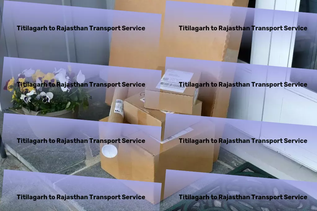 Titilagarh to Rajasthan Transport Long haul courier services