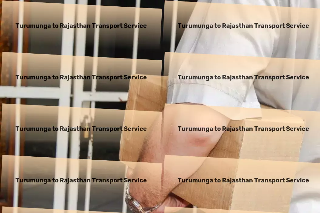 Turumunga to Rajasthan Transport Dependable, efficient, transformative - redefine Indian logistics with us. - High-volume cargo shipping