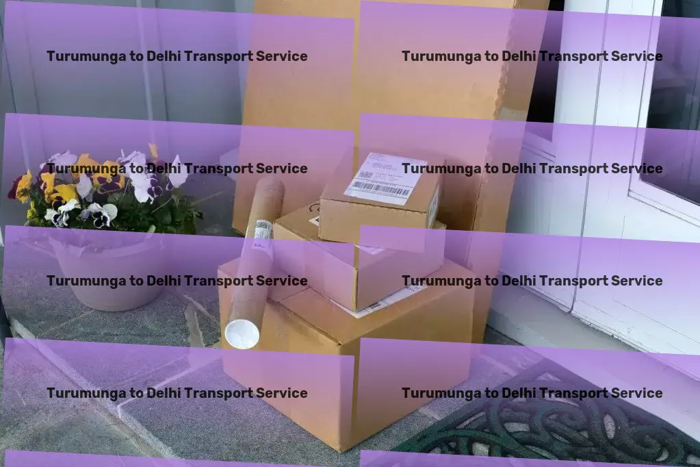 Turumunga to Delhi Transport Nationwide shipping coordination