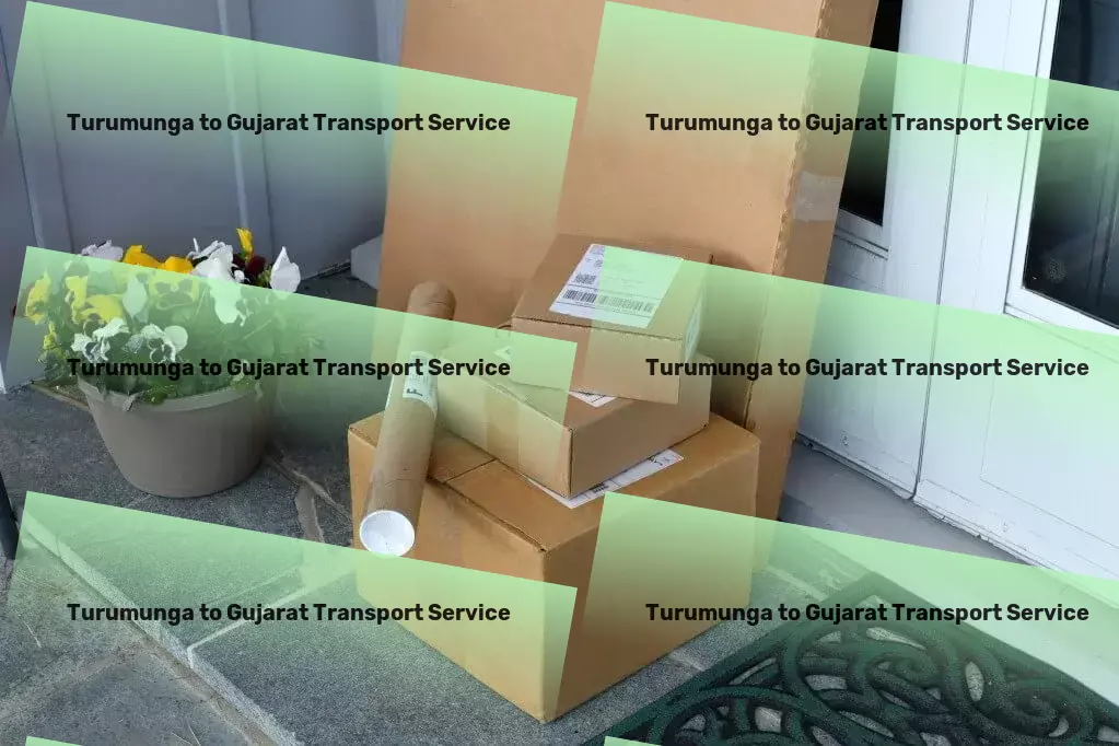 Turumunga to Gujarat Transport Fast courier services