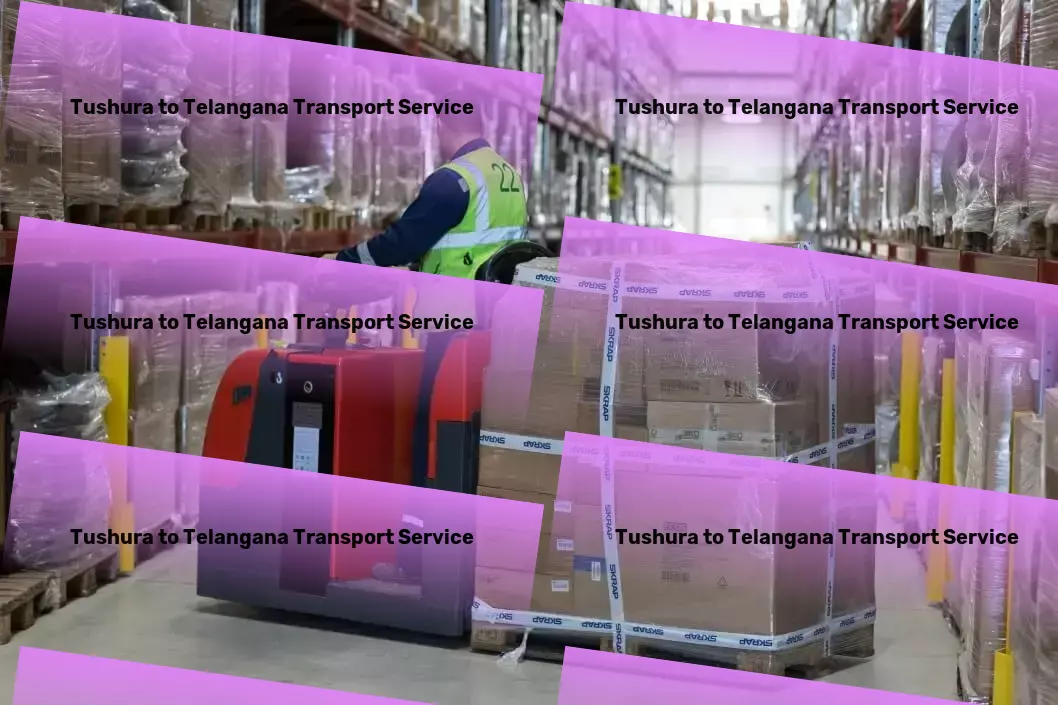 Tushura to Telangana Transport High-speed freight forwarding