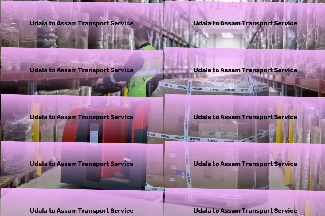 Udala to Assam Transport Motorcycle shipping services