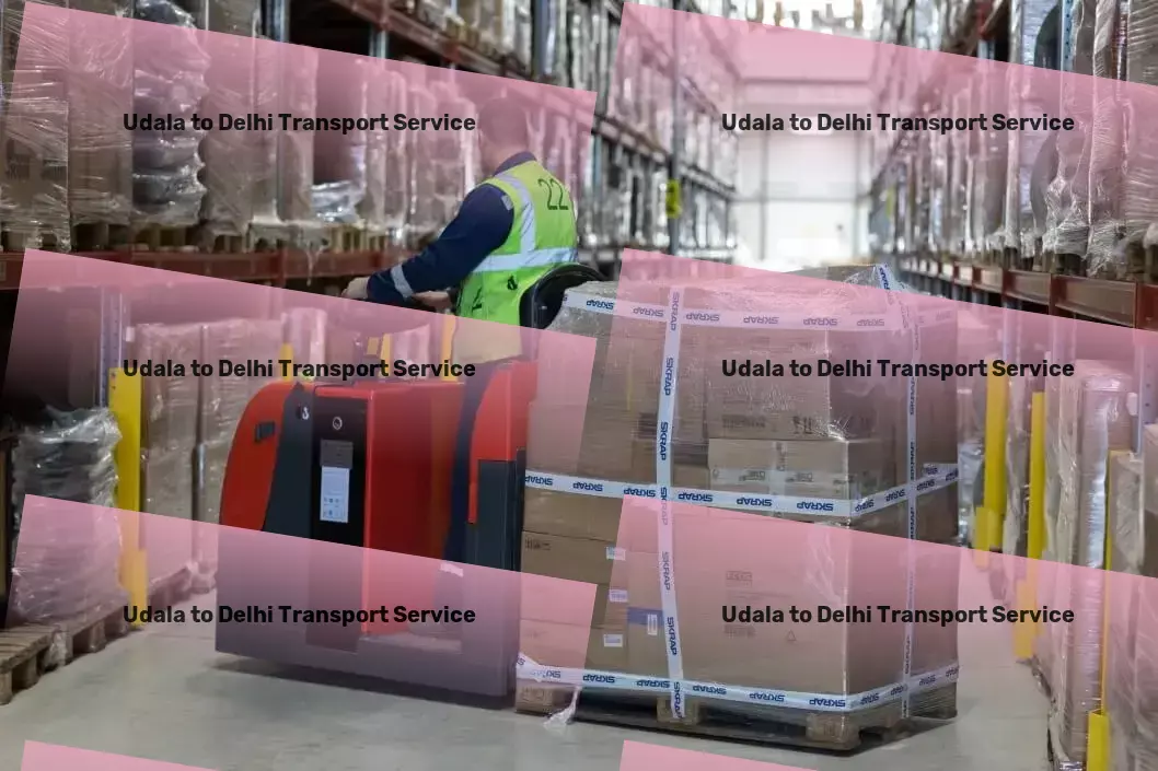 Udala to Delhi Transport Nationwide cargo dispatch