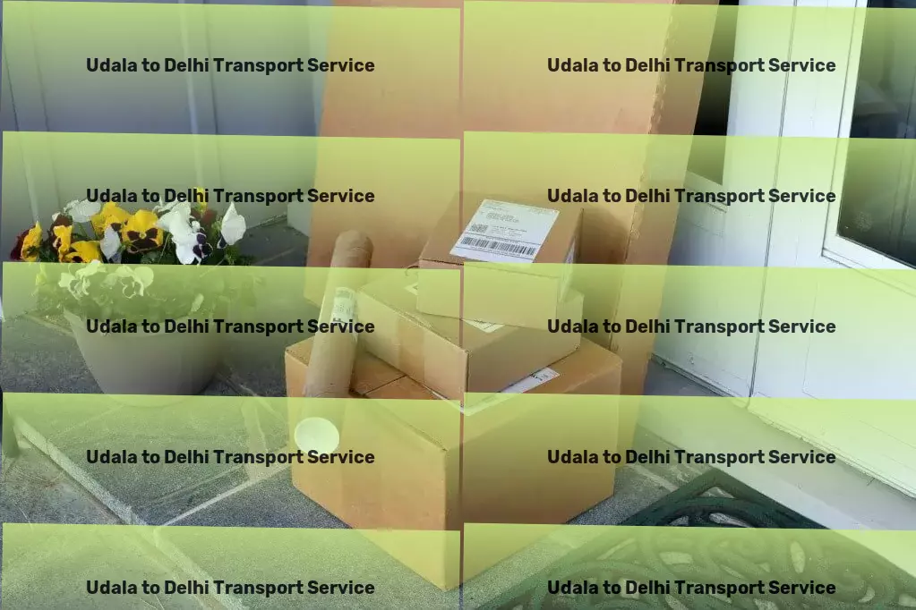 Udala to Delhi Transport From small parcels to large payloads, transporting across India simplified! - Event logistics services