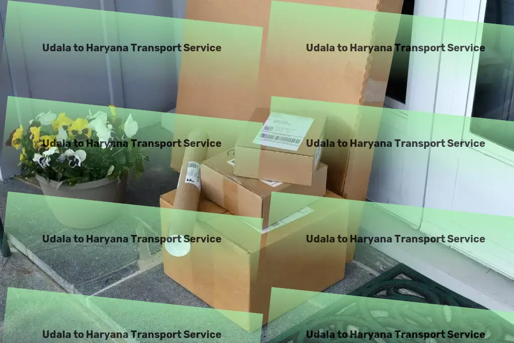 Udala to Haryana Transport Advanced package forwarding