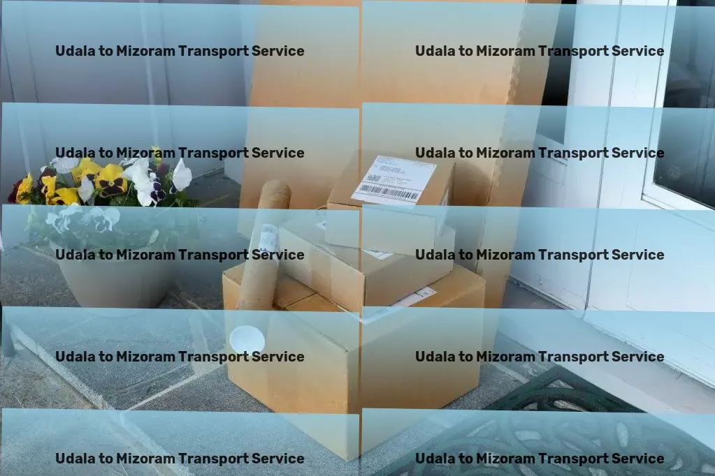 Udala to Mizoram Transport Fast freight operations