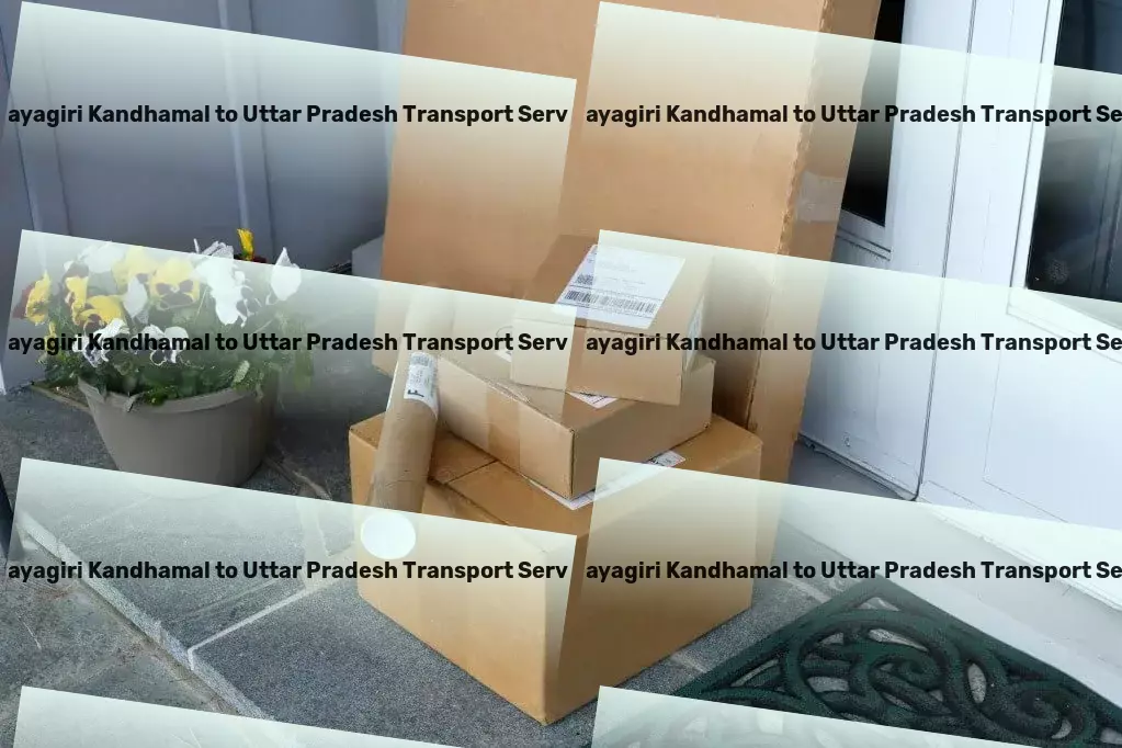 Udayagiri Kandhamal to Uttar Pradesh Transport Multi-regional transport operations