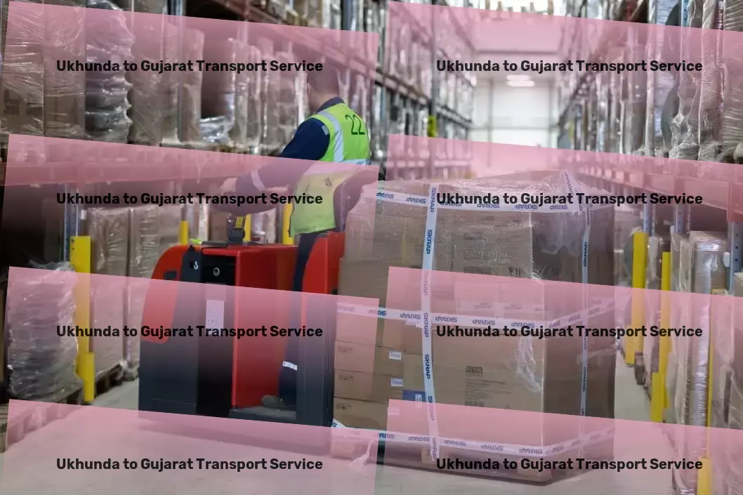 Ukhunda to Gujarat Transport Specialized transport services