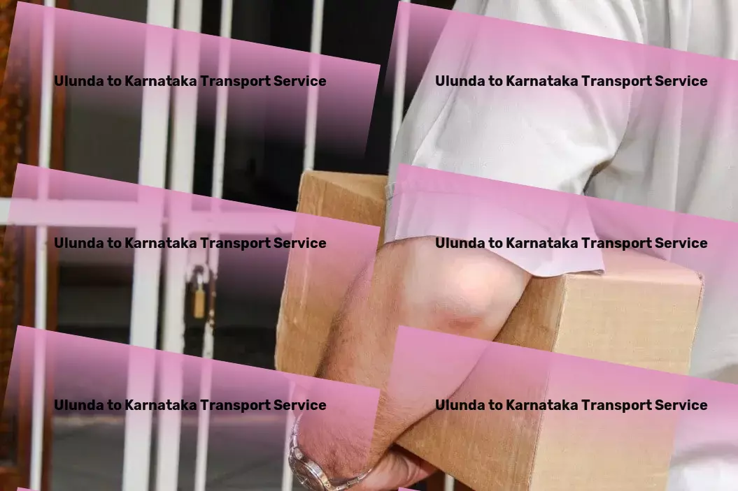 Ulunda to Karnataka Transport Innovate your goods transit strategies within India now. - City-to-city freight solutions