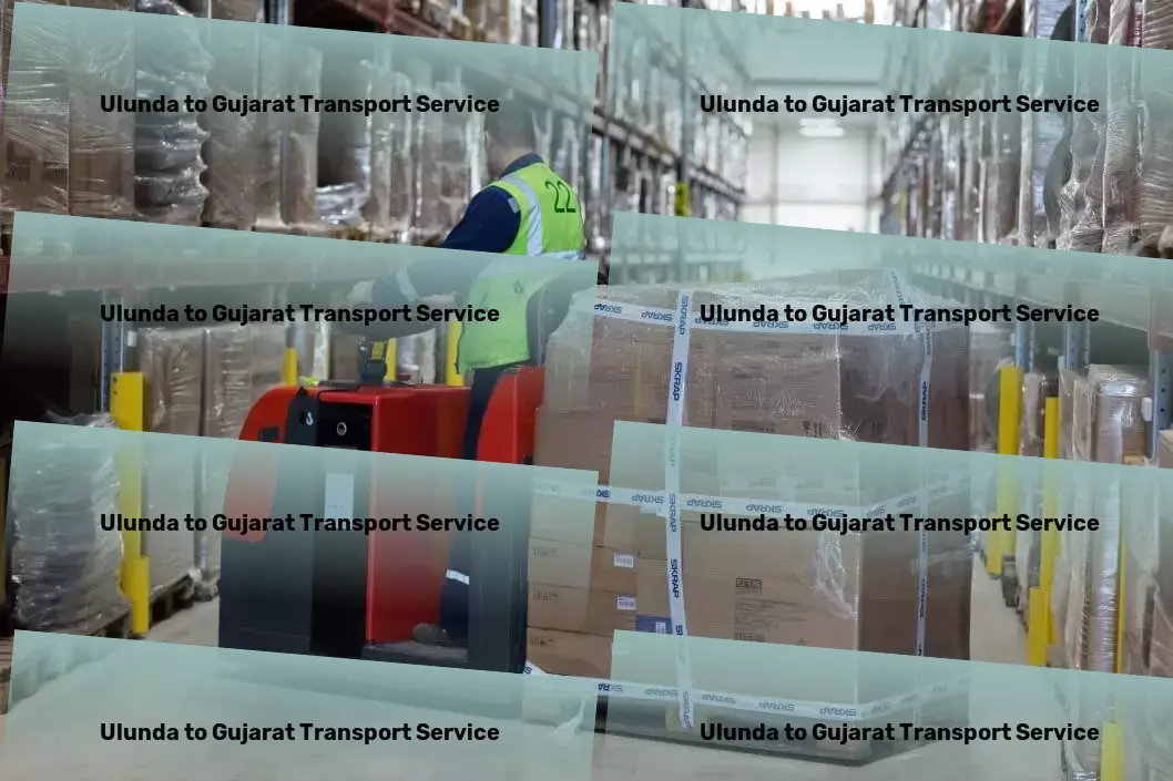 Ulunda to Gujarat Transport Tailor-made logistics solutions for modern India! - Bulk goods transportation