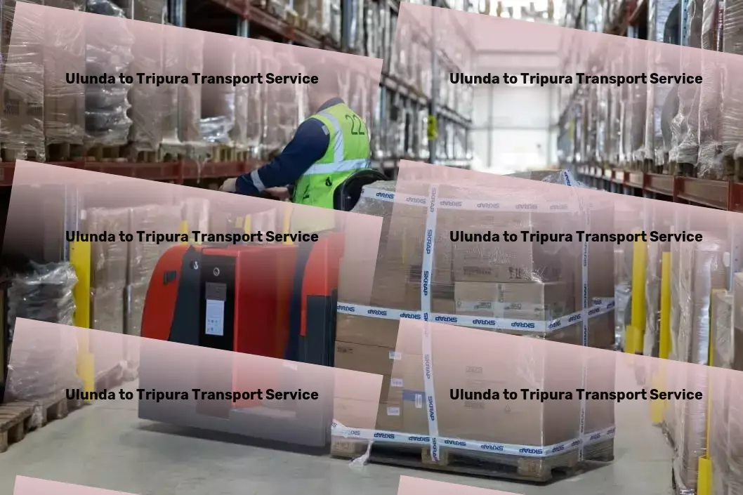 Ulunda to Tripura Transport Industrial goods forwarding