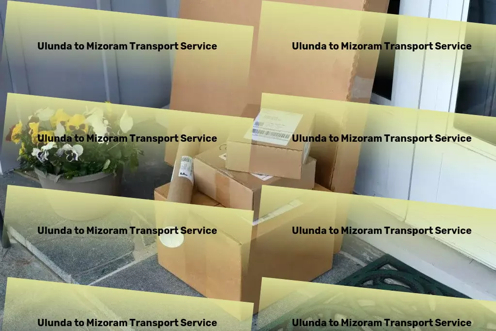 Ulunda to Mizoram Transport Full-scale parcel shipment