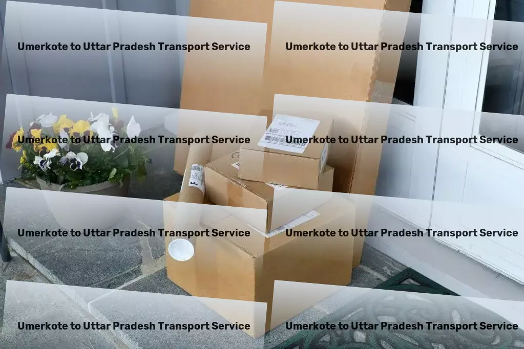 Umerkote to Uttar Pradesh Transport Rapid goods solutions